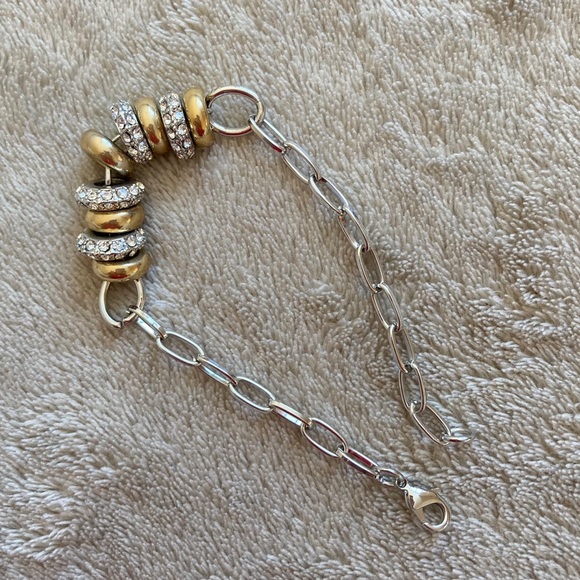 Silver and gold tone bracelet - Picture 4 of 4